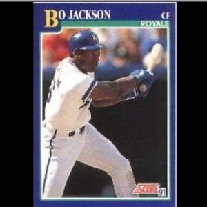 Lot of 100 1991 Score Bo Jackson Royals #5  
