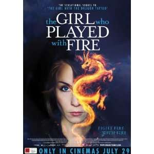  The Girl Who Played with Fire Poster Australian 27x40Noomi 