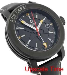 Meccaniche Veloci Ace Cafe GMT Mens Automatic Titanium Luxury Watch 