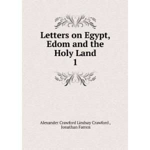  Letters on Egypt, Edom and the Holy Land. 1 Jonathan 