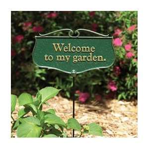   17stake Welcome to my Garden, Garden Poem Sign
