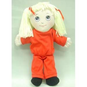  CHILDRENS FACTORY DOLLS WHITE GIRL DOLL SWEAT SUIT 