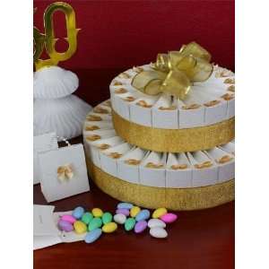  2 Tier Golden Anniversary Favor Cake Kit: Health 
