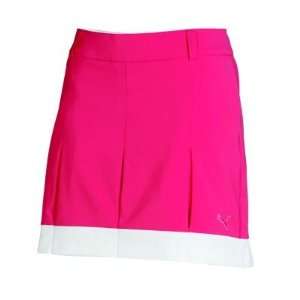  Puma Ladies Pleated Tech Skirt White 12