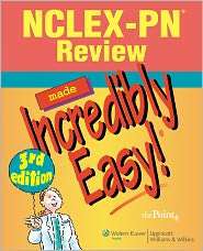 NCLEX PN Review Made Incredibly Easy, (0781799201), Lippincott 