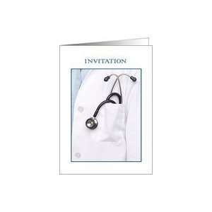  White Coat Ceremony Invitation Card: Health & Personal 