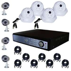  NuMedia A BR3B4M4 B 8 Channel Surveillance DVR Combo Kit 