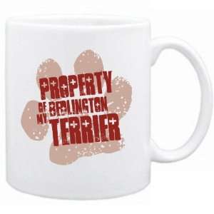  New  Property Of My Bedlington Terrier  Mug Dog