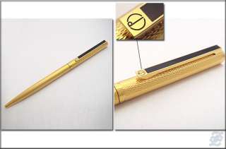 v4597   DUNHILL GERMANY GOLD PLATED BALLPOINT WITH ORIGINAL CASE 