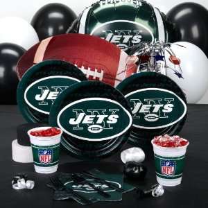   New York Jets Deluxe Party Kit (8 guests) 157679: Sports & Outdoors