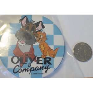  Disney Vintage Button  Oliver and Company Everything 