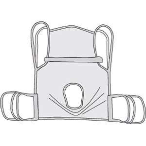   Positioning Strap and Commode Cutout Option, Sling Material Polyester
