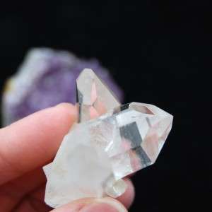 Amethyst, Citrine, Mt. Ida Arkansas Quartz Crystal Set  