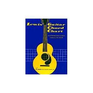  Guitar Chord & Scale Book Lewis Guitar Chord Chart Sports 