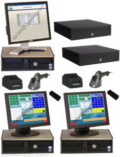 NEW 2 Stn Retail Touch Point of Sale System w/ Software  