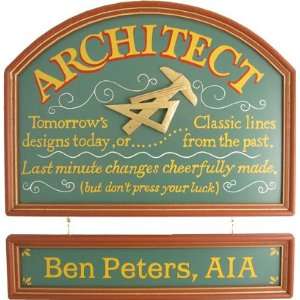  Personalized Wood Sign   ARCHITECT