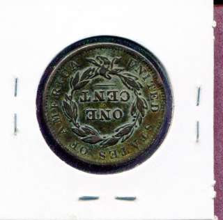 1838 Coronet Head Large Cent #D196  