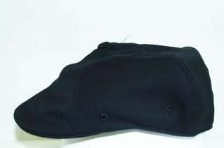 Kangol Wool Flexfit 504 Black Hat Cap  