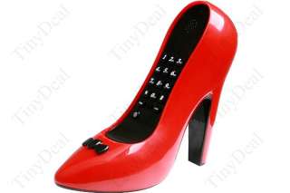 Unique Red High Heel Telephone Phone FTP 5441  
