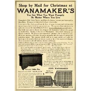  1909 Ad John Wanamaker Furniture Mail Order Delivery 