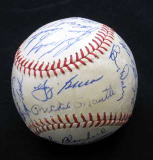 1961 New York Yankees team signed baseball (27 sigs)  