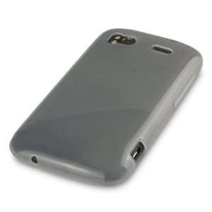  HTC Sensation Gel Skin Case (Clear) Cell Phones 