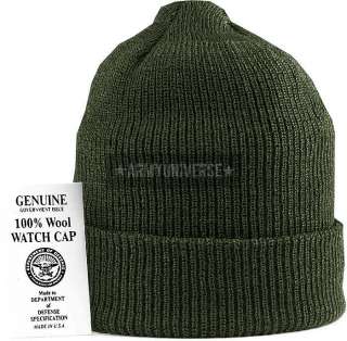   Genuine Military Watch Cap Winter Knit Hat USA Made (Item #: 5780