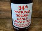 34 th national square dance convention 10 oz coke bottle