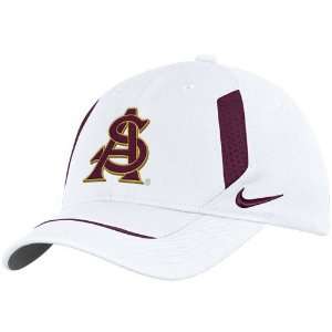  Nike Arizona State Sun Devils White Adjustable Hat Sports 