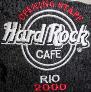 Hard Rock Cafe RIO JANEIRO Opening Staff 2000 Back Pack  