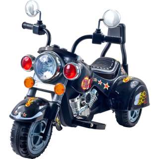 HD Wild Child Motorcycle Black Power Ride On Car Chrome 844296007585 