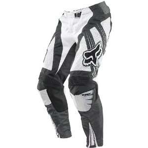 Fox Racing Airline Mens Motocross Motorcycle Pants   White / Size 28