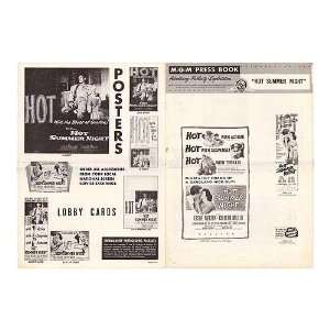  Hot Summer Night Original Movie Poster, 17 x 12 (1956 