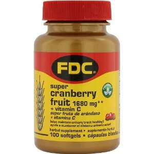  Super Cranberry Fruit   1680 mg plus Vitamin C   100 