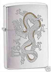 Zippo 6336 made in the usa dragon Lighter Discontinued  