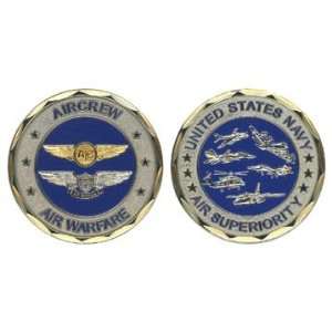  U.S. Navy Aircrew Air Warfare Challenge Coin Everything 