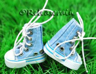 Blythe Shoes MICRO HIGH TOP Sneakers Boots Baby Denim  