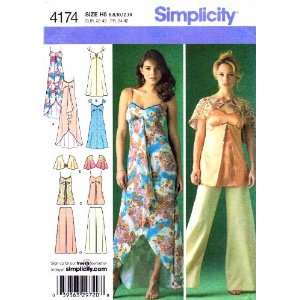  Simplicity 4174 Sewing Pattern Womens Dress Top Pants 