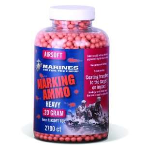  U.S. Marine Corps Airsoft Marker Ammo (2700 Count): Sports 
