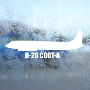  Il 20 COOT A White Decal Military Soldier Window White 