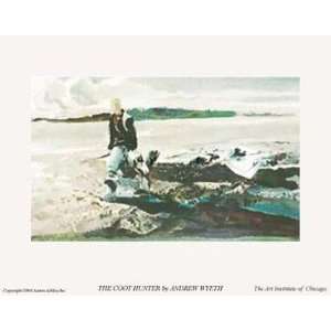 Coot Hunter Finest LAMINATED Print Andrew Wyeth 17x13 