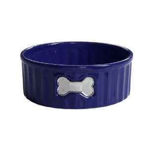  BIA Cordon Bleu Fluted Pet Bowl   Medium, Ceramic 
