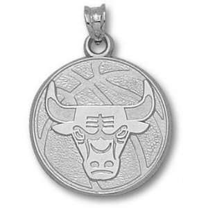   Sterling Silver Basketball & Bull Head Pendant