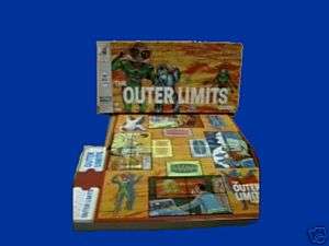 OUTER the alien LIMITS card board VINTAGE complete GAME  