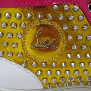   Louboutin Mens Louis Spike Sneakers Shoes Size 11 / 44 K 71150  