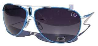 Pair Gold & Blue DG Sunglasses Aviator Designer Mens Womens DG7273 