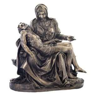 Large Pieta Religious Sculpture by Michelangelo 