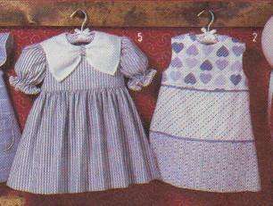   Toddler Girls Dress Sailor Collar + sz 3 Simplicity 7983 Uncut  
