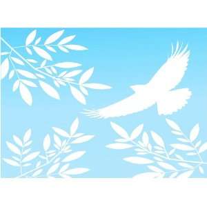  Removable Wall Decals  Flower and bird design