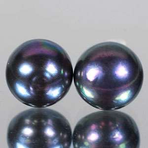 13.79 Ct. Nice Natural Multi Color Pearl Silver Earring  